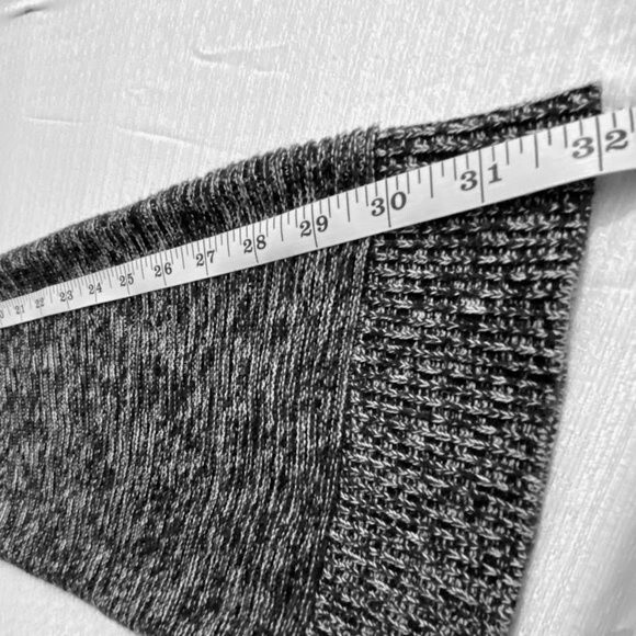 BCBGeneration Cropped Gray Wide Sleeve Sweater - Picture 9 of 10